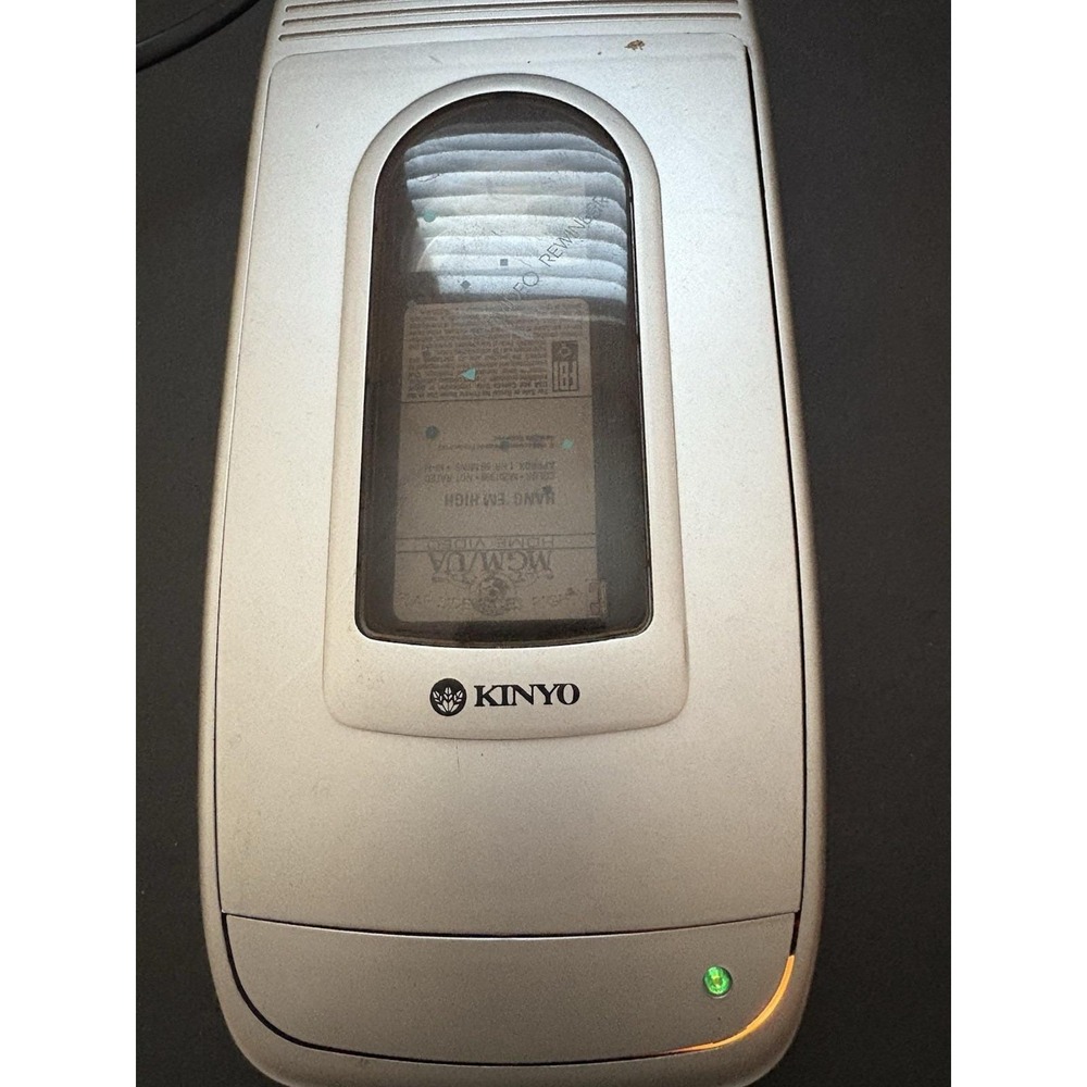 Kinyo UV-520 VHS Video Cassette Tape Rewinder Silver Tested Working